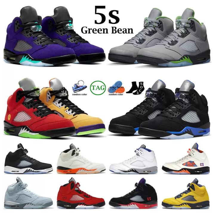

University Jumpman 5 Men Basketball Shoes 5s Green Bean Easter OG Georgetown UNC Black Infrared Women Mens Outdoor Sports Sneakers Trainers, Please contact us