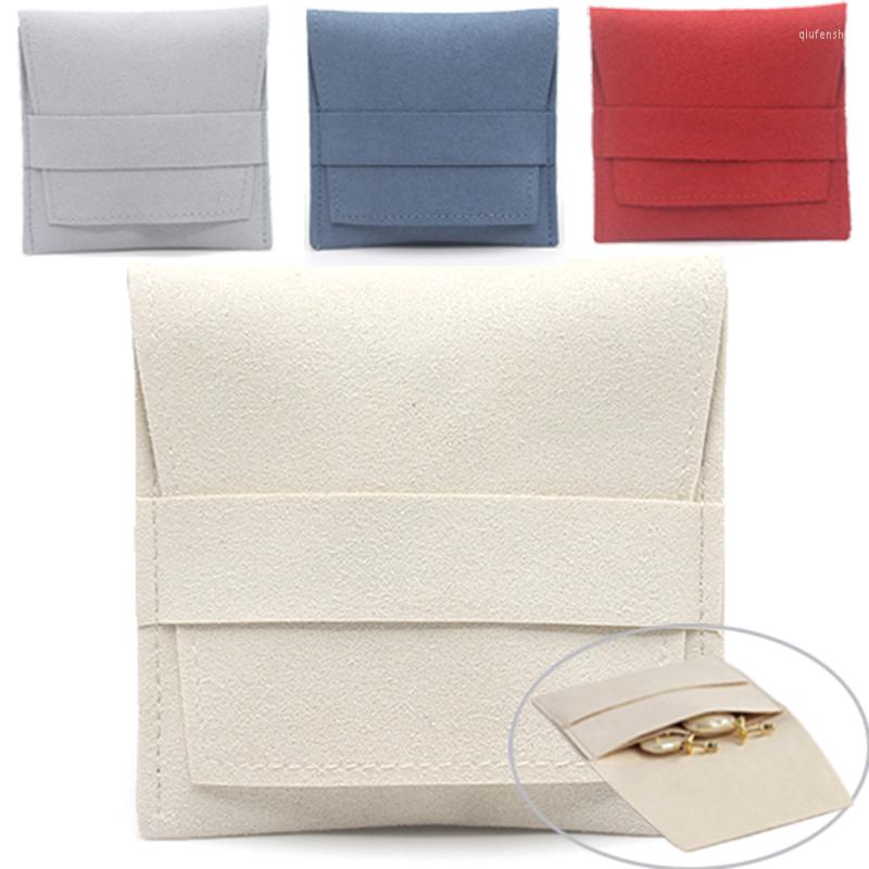 

Jewelry Pouches Microfiber Pouch Bag Soft Velvet Gift Bracelet Necklace Earrings Rings Storage Package Jewellry Organizer 8 8cm