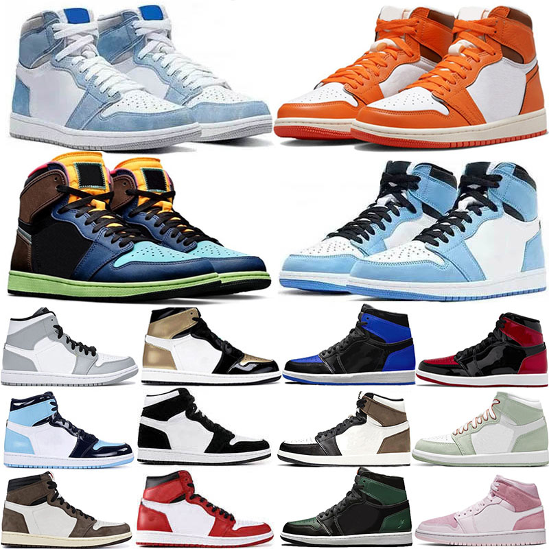 

Jumpman 1 Men Basketball Shoes Smoke Grey Hyper Blue Og High 1s Bred Unc Homage University Blue Sport Designer Women Outdoor Sneakers Eur, 16