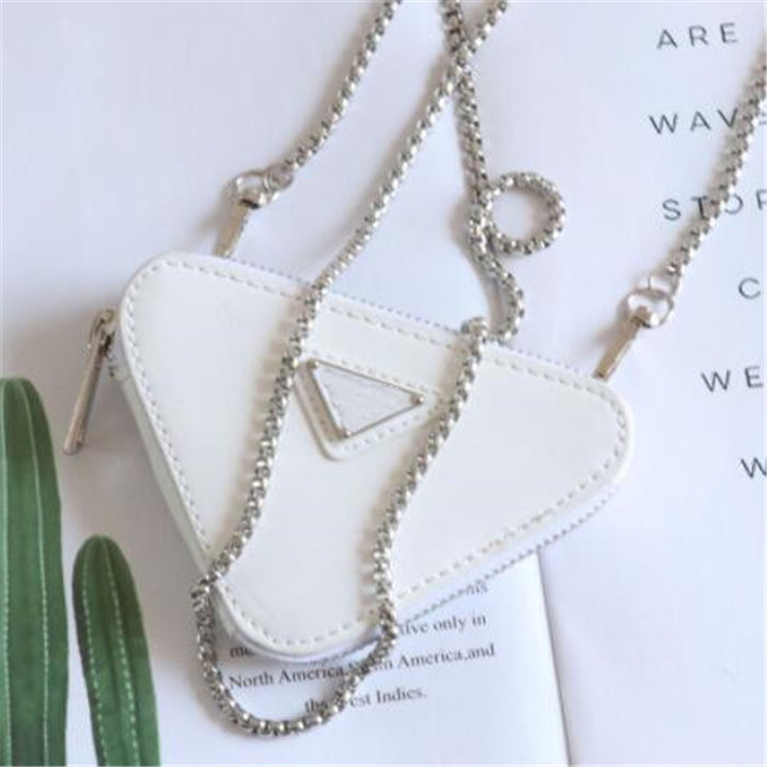 

New luxury women's Keychains mobile phone bag women crossbar mini bag long chain shoulder strap Messenger Bags Drawstring classic handbag barrel waist keyring
