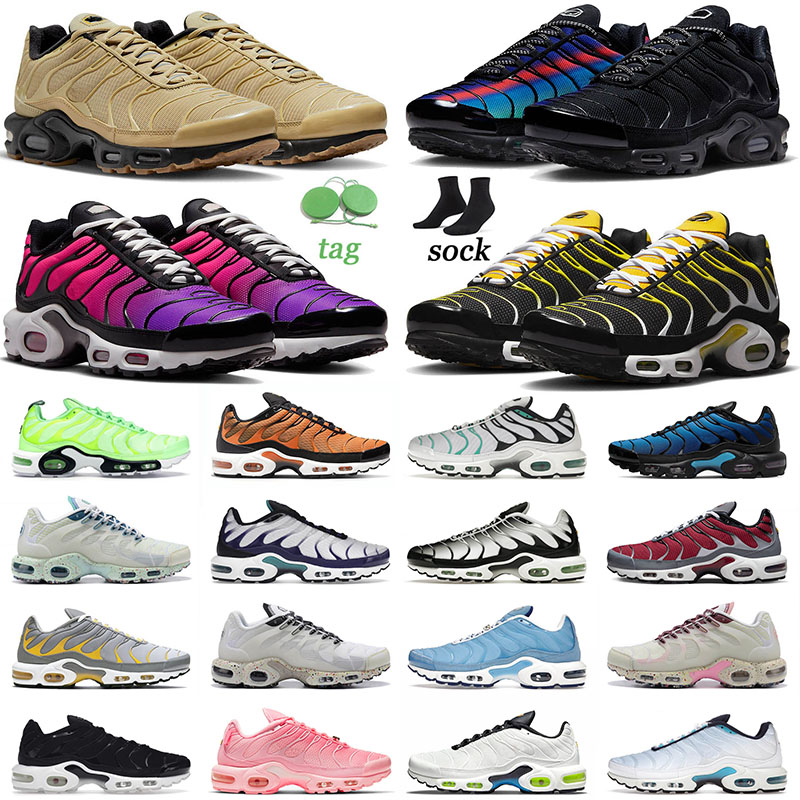 

2023 Designer Outdoor Running Shoes Max Plus Tn Terrascape Gum Unity Dusk Black Yellow Special Oreo Men Women Tns Trainers Sneakers Big Size 12, C32 special 36-40