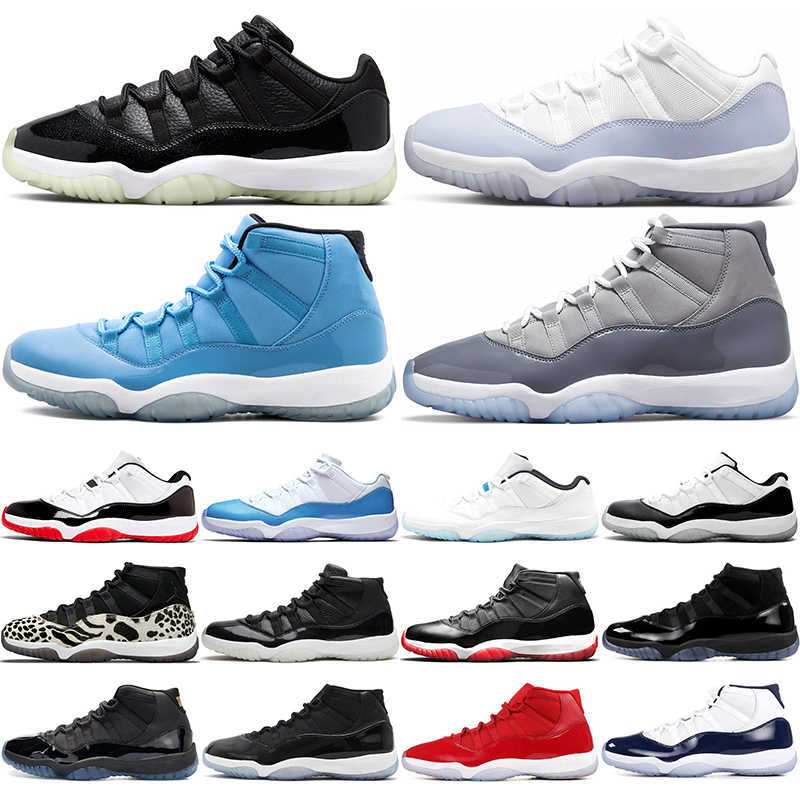 

jumpman 11 11s basketball shoes 72-10 low Pure Violet Pantone Cool Grey Animal Instinct Concord Gamma blue Jubilee unc Easter trainers, Box