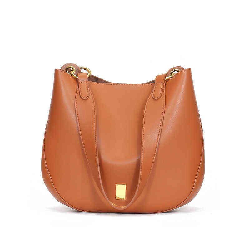 

Evening bag handbagss Women's 2022 Design Korean Designer Soft Real cow leather Bucket Hand, Black