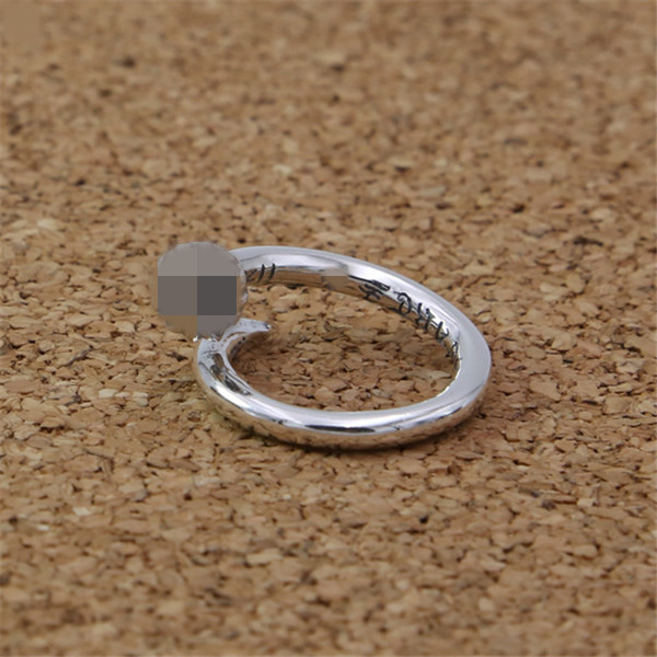 

Crosses Crocked Nail Adjustable Band Ring 925 Sterling Silver Gothic Punk Hip-Hop Vintage Antique Vintage Handmade Designer Luxury Jewelry Accessories Gifts