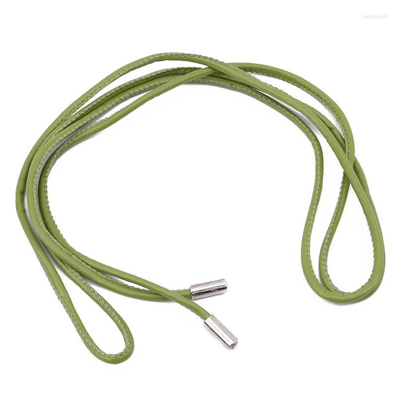 

Belts Candy Color Elegant Thin Waist Band Women Vintage Chain Waistband Dress Accessories, Black