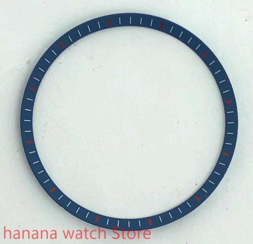 

Wristwatches Watch Case Parts Chapter Ring Fit For SKX009 SKX Model NH35/NH36 Men's Blue 31.2mm 28mm 1.6mm, Green