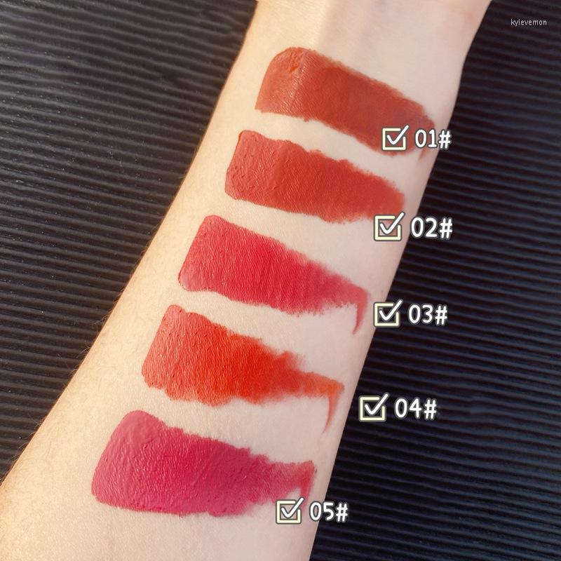 

Lip Gloss 5 Sticks Set Matte Waterproof Non-stick Cup Glaze Creamy Lovely Moisturizer Lips Beauty Makeup Cosmetic TSLM, 5 pcs 1 set