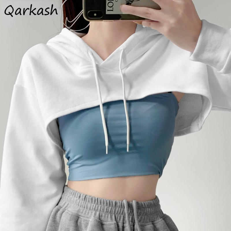 

Women's Hoodies Sweatshirts Womens Spring Sexy Ladies Loose Leisure Fit European Style Trendy Solid Chic All-match Simple Soft Daily Design 221114, Gray hoodies