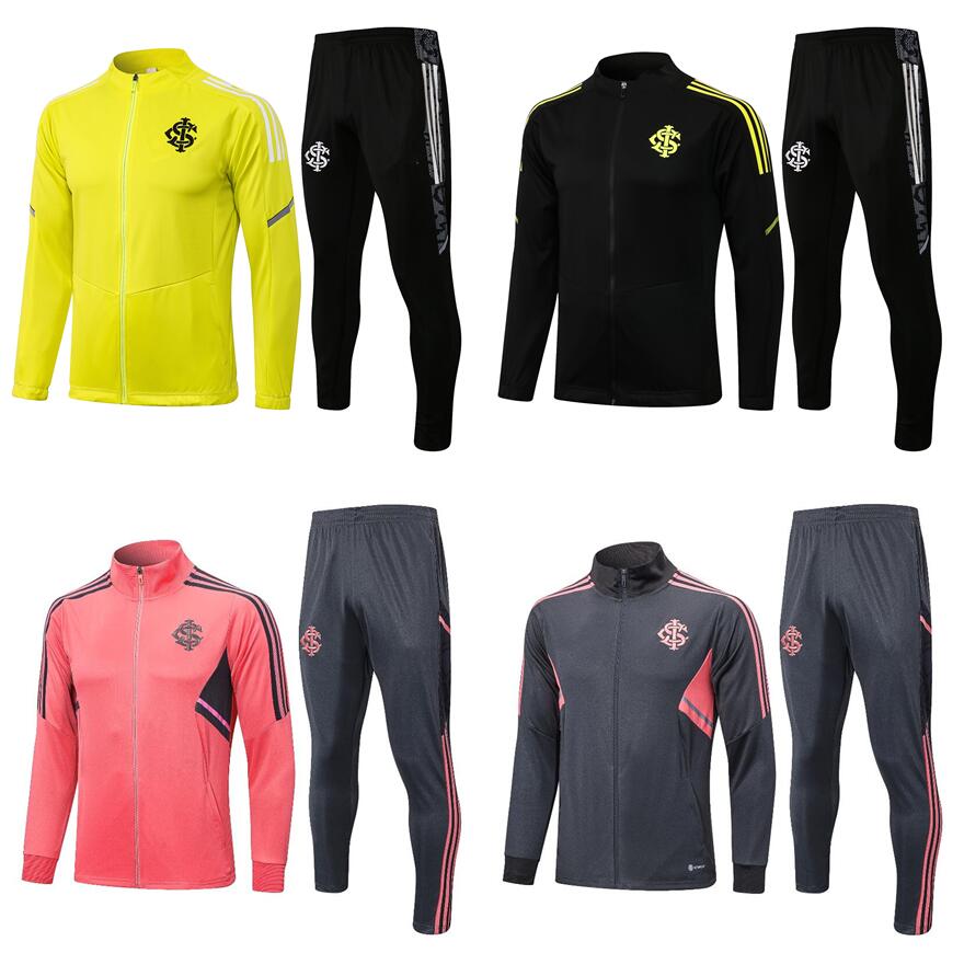 

22 23 Internacional RS Tracksuits Camisetas de football TRACKSUIT 2022/23 Internacional man SET TRAINING SUIT jacket barca chandal futbol survetement