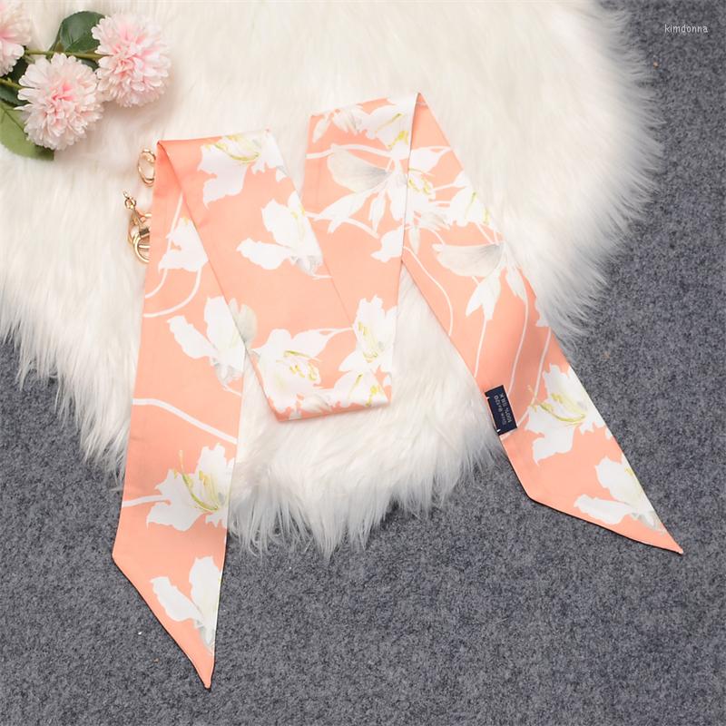 

Scarves Natural Mulberry Silk Scarf Women Fashion Print Women's Bandana Design Shirt & Hair Accessories For Bag Girl Neck Shawl