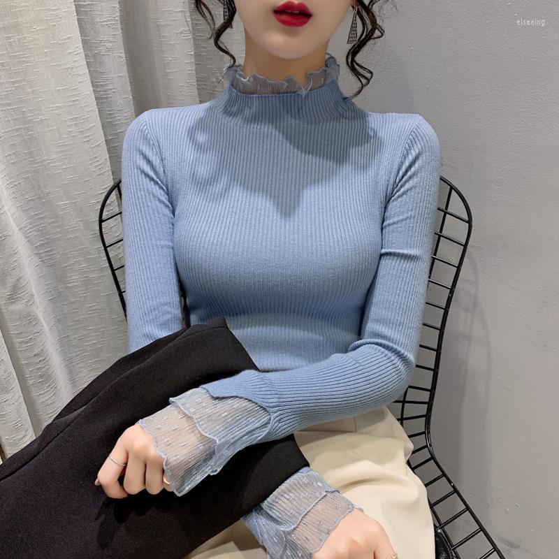 

Women' Sweaters Woman Turtleneck Sweater Women' Underwear Autumn Winter Top, Blue