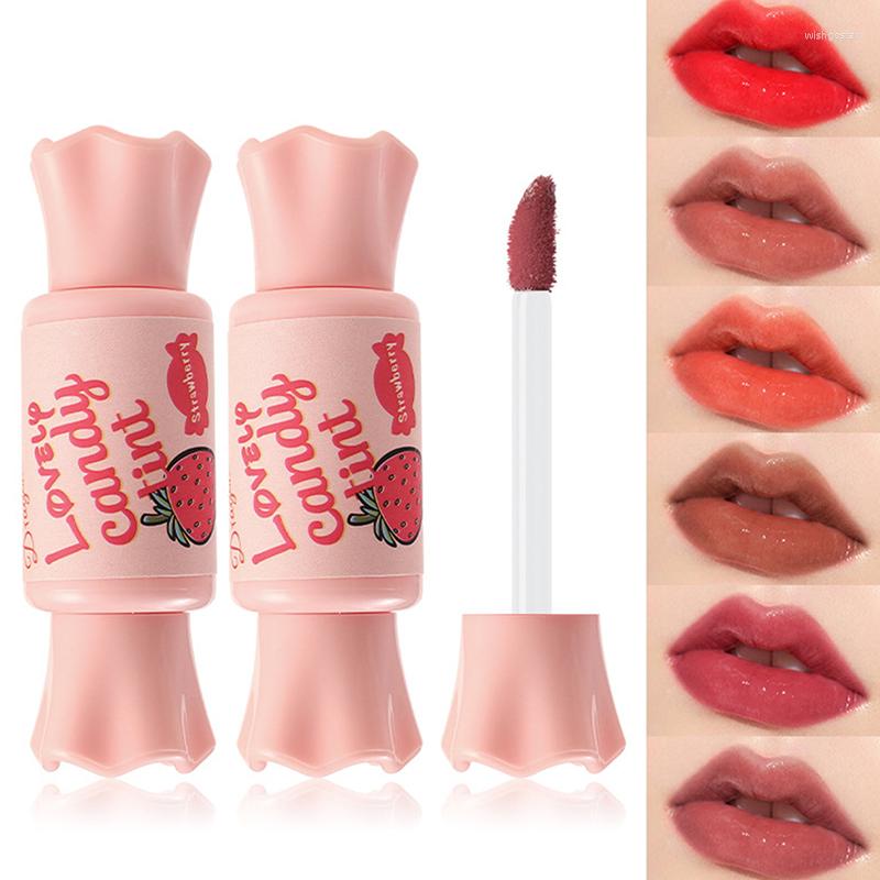 

Lip Gloss Mirror Candy Glaze Lipstick Girl Shaped Waterproof Lasting Long Non-Stick Cosmetic