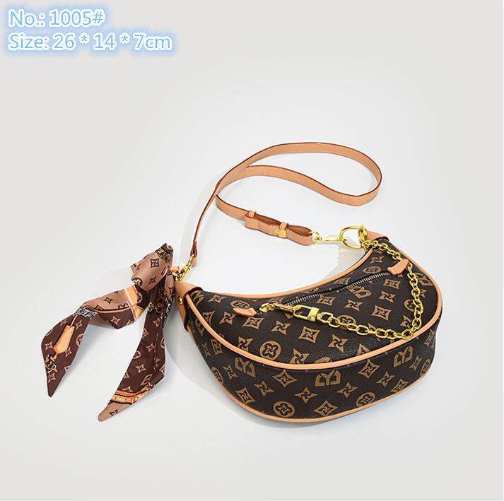 

Wholesale factory ladies shoulder bags elegant contrast leather handbag sweet ribbon bow underarm bag street personality chain fashion backpack, Coffee-1005#