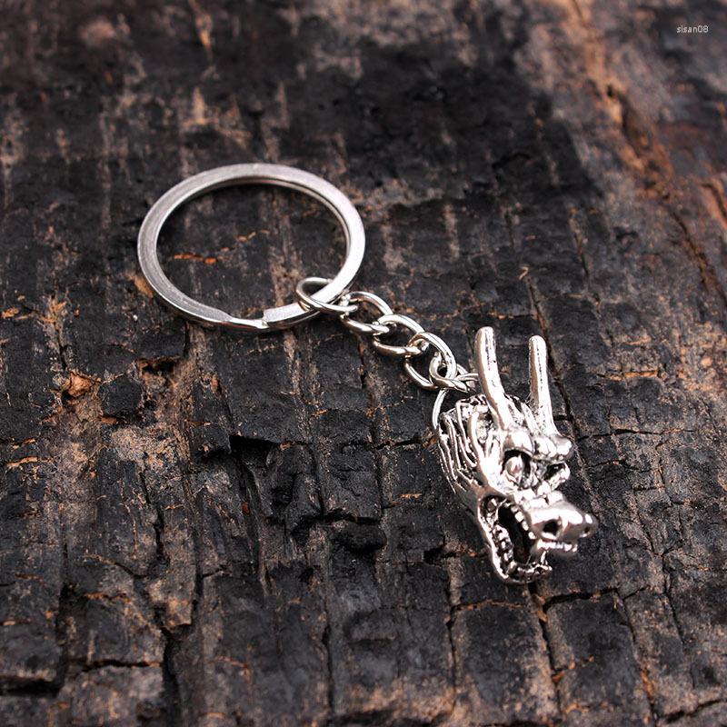 

Keychains Evil Key Chains Neo-Gothic Star Crossing Keychain Accessories Silver Color Pentagram Bag Charm Fashion Jewelry VGK001