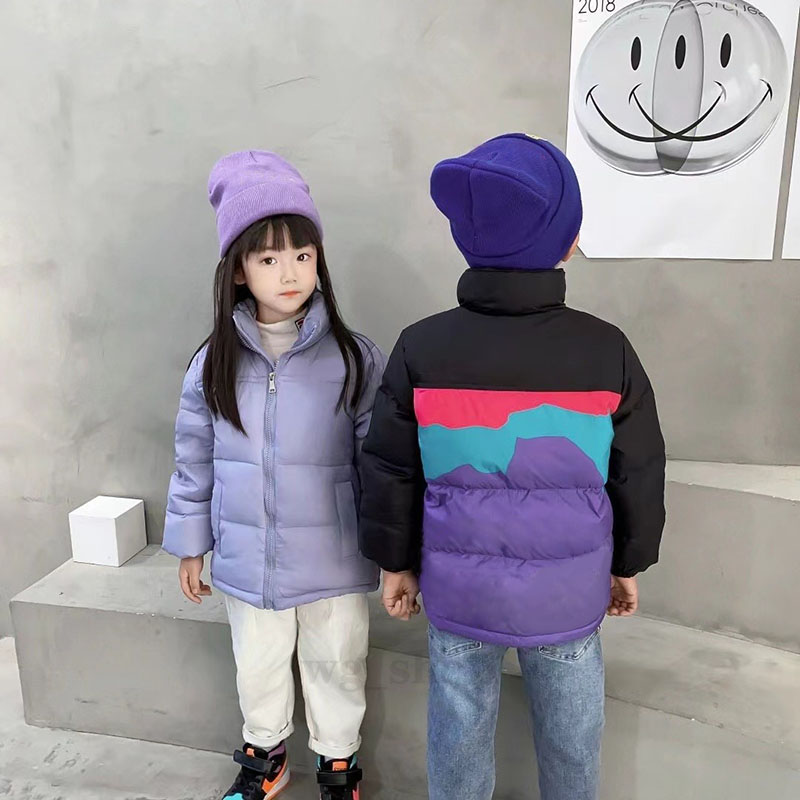 

22ss Kids designer Down Coat Jacket Winter Winter puffer Cotton Children Baby Jackets Parka Tops Outwear Couples Multiple Outdoor norths Coats, Color 4