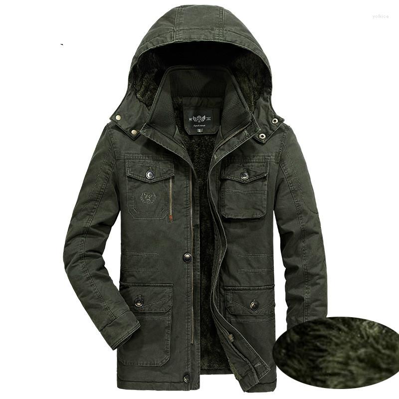 

Men's Down Plus Size 7XL 8XL Military Parka Men Coat Winter Thicken Warm Snow Cold Jackets Cotton Hooded Parkas Hombre