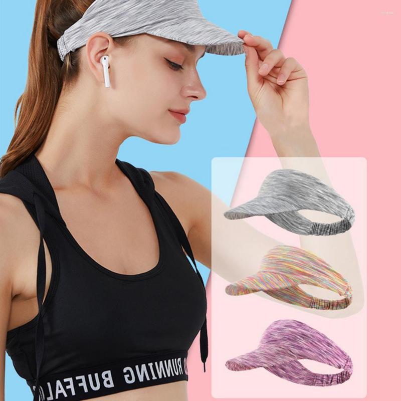 

Berets Summer Breathable Unisex Visor Cap Adjustable Sports Sun Hat For Golf Jogging Top Empty Solid Tennis Running, Purple