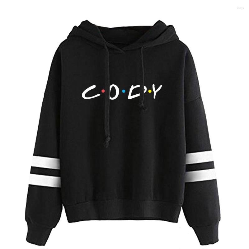 

Men's Hoodies Cody Orlov Spring High Street Streetwear Cotton Hoodie Text Pattern Print Loose Harajuku Casual All-match Unisex Tops, Black