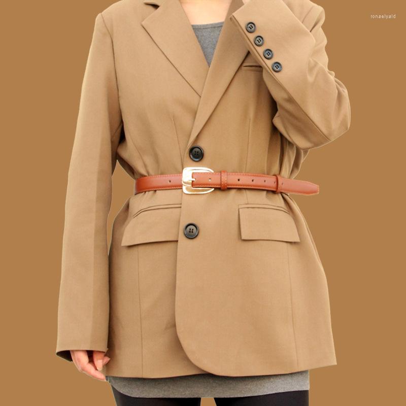 

Belts Thin Leather Female Belt Strap Black Brown Women Ladies Dress Girls Pants Jean Waist
