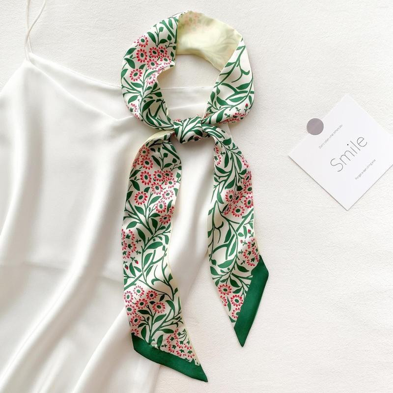 

Scarves &Dolphin Women Original Niche Fruit Design Long Scarf 100x6cm Skinny Headband Bag Ribbon Orange Peach Letter Choker Streamer