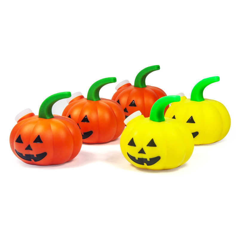 

Pumpkin shape Hookahs Christmas Silicone Bong with transperant glass bowl colorful 137g Silicone smoking water pipes