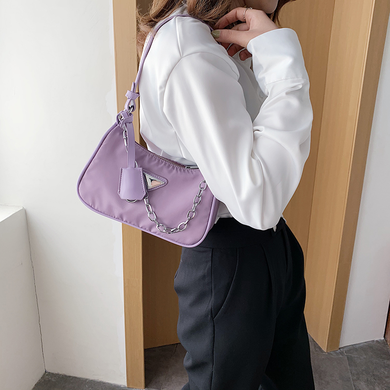 

Summer Casual Bags Luxury Handbags Women Fashion Designer Shoulder Bag Nylon Female Crossbody Messenger Bag Totes and Purses, Black