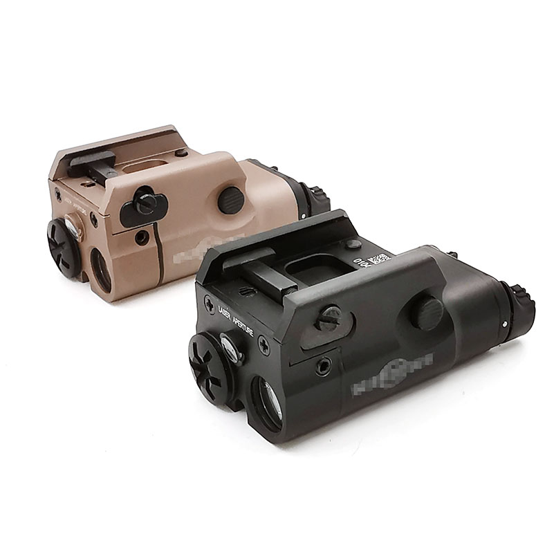 

Tactical Accessories LED torch light XC2 Ultra Compact Pistol Flashlight Combo Red Dot Laser MINI White Airsoft, Black