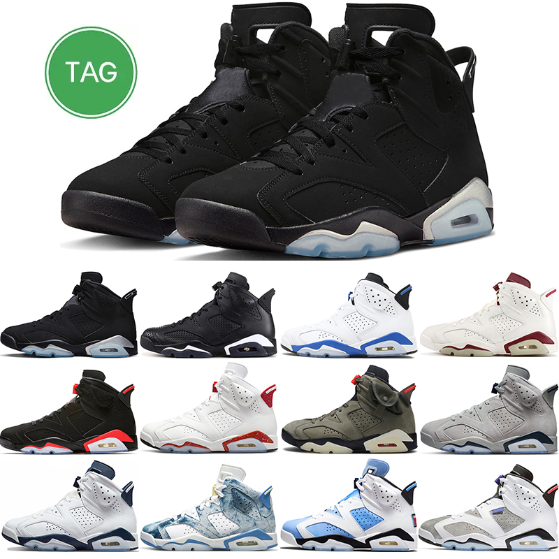 

Men 6 Basketball Shoes 6s Jumpman Midnight Navy Bordeaux Millennial Pink Floral Gold Hoops Black Cat Chameleon Mens Women Electric Green Trainers Sports Sneakers, Black metallic silver