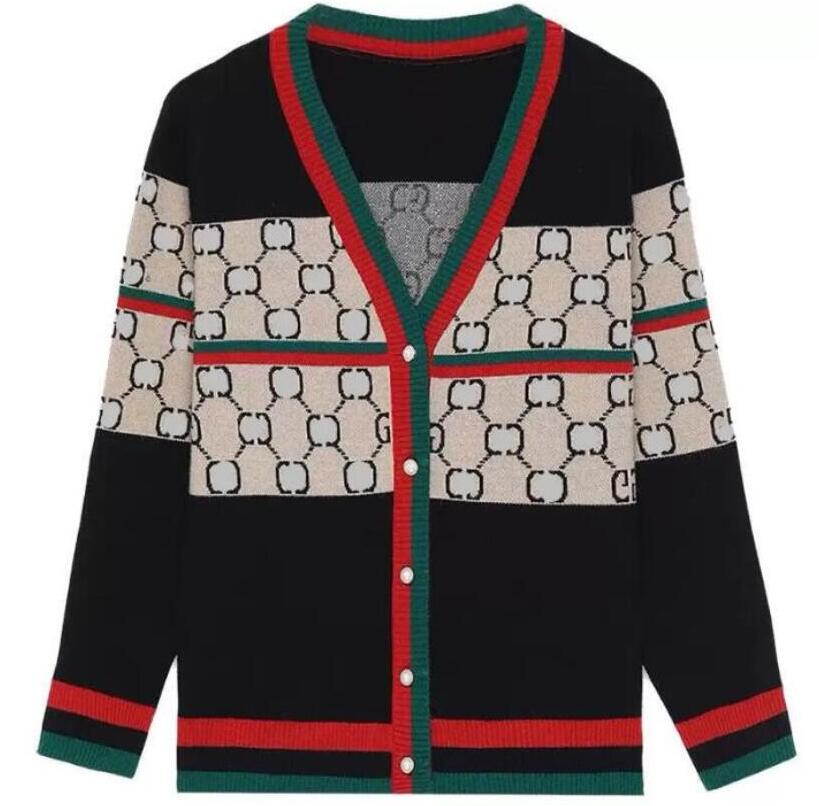 

22GG Women' Sweater Luxury GGity Letter Women High End Jacquard Cardigan knitting Sweaters Coats, 01