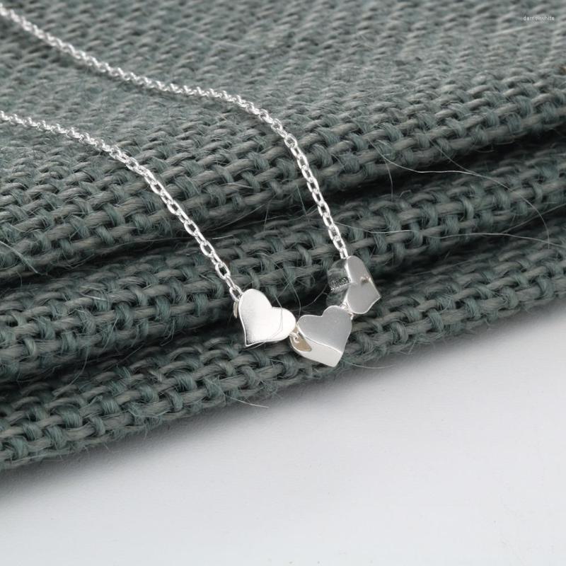 

Pendant Necklaces CHENGXUN 2022 Trend Hearts Suspensions Necklace Birthstones Women's For Men Jewelry