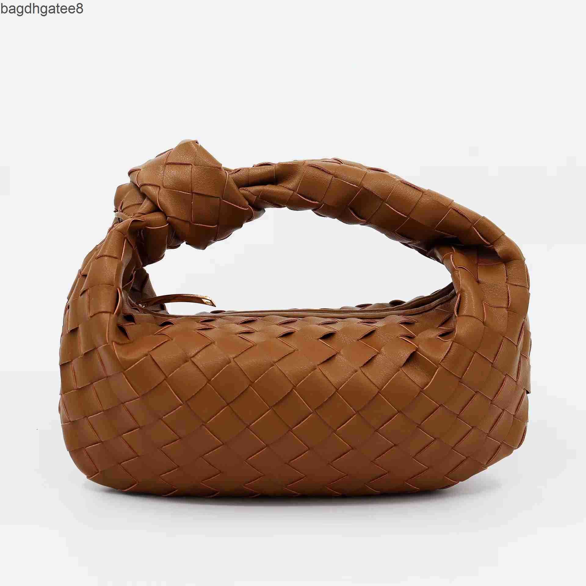 Bag Cowhide Jodie Bottegas Mini sacs de créateurs en tricot noués Venetas Sac à main mode Femme Cloud Underarm Dumpling Jodies A8KV MI57 4iep