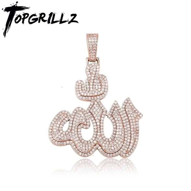

Pendant Necklaces TOP Necklace With 4mm Tennis Chain High Quality Iced Micro Pave Cubic Zirconia HipHop Fashion For Gift 221109