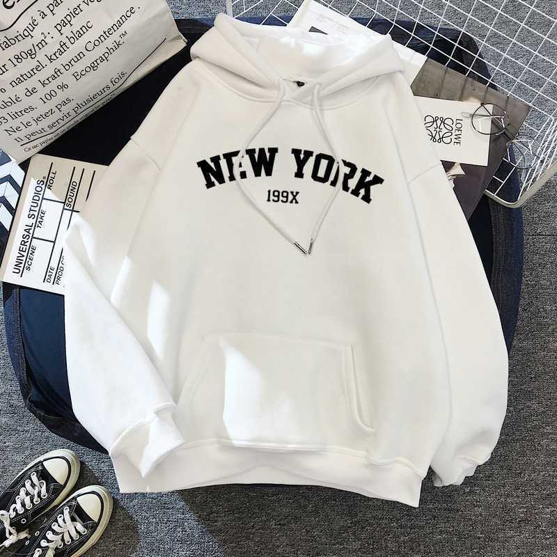 

Women' Hoodies Sweatshirts New York Newyork Alphanumeric Kawaii Funny Sweater 450g, 3 - hi