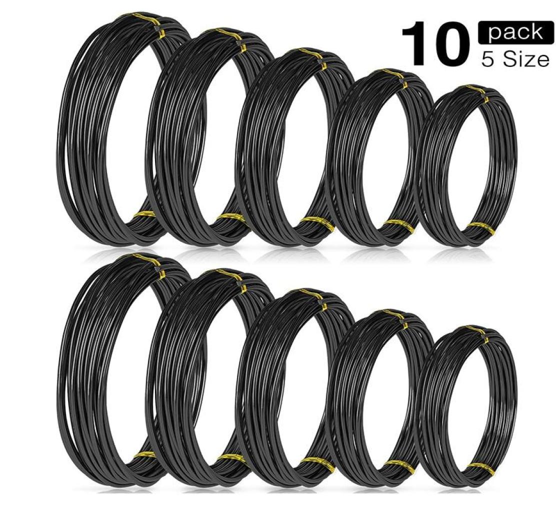 

Other Lighting Accessories 10 Rolls Bonsai Wires Anodized Aluminum Training Wire In 5 Sizes 10 Mm 15 20 25 30 Mm Black4316690