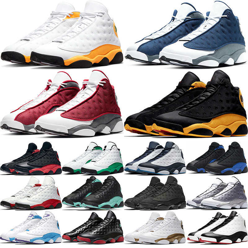 

jumpman 13 13s retro basketball shoes Del Sol Black Cat Flint Starfish Playground Playoffs Lakers Court Purple DMP Obsidian trainer, Box