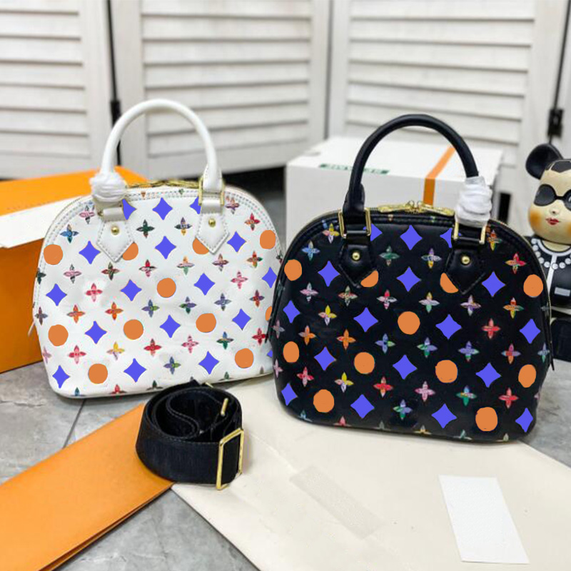 

Alma BB Ladies Shoulder Bags Classic Shell Bag Luxury Mini PM Leather Designer Handbags Retro Sac Fashion Single Handbag Monograms Crossbody Bags