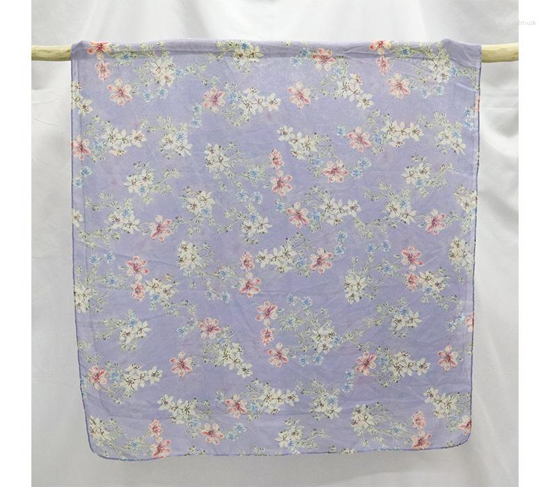 

Scarves 2022 Beautiful Small Flower Printed And Shawls Long Soft Floral Scarf Wrap Hijab