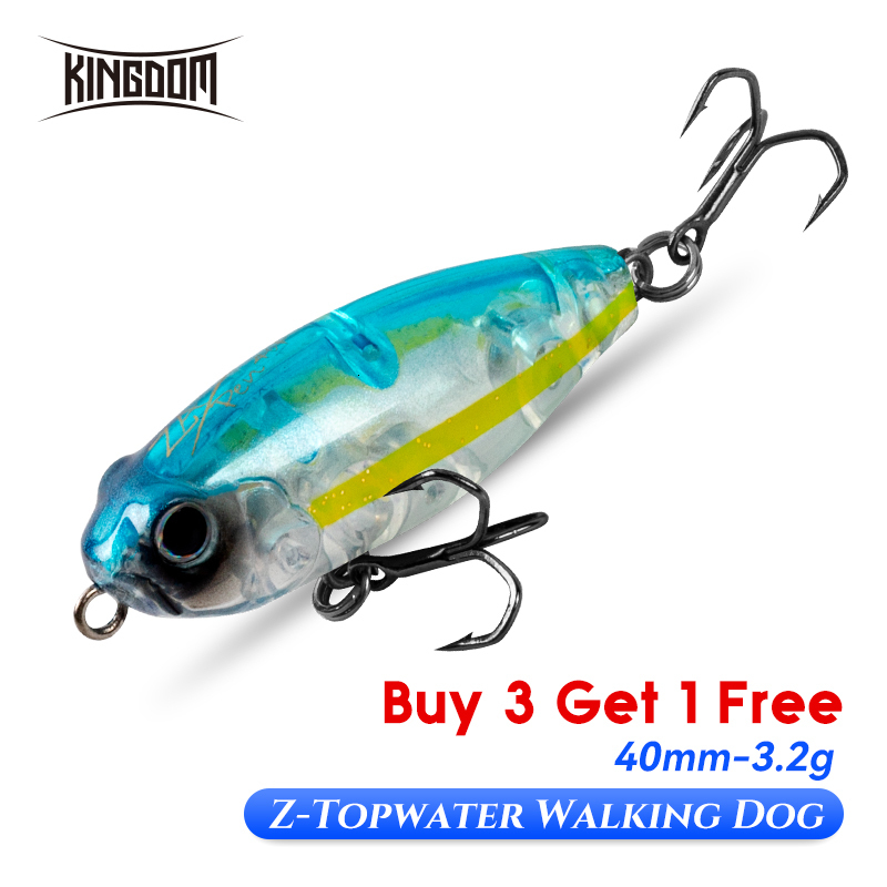 

Baits Lures Kingdom Z-Dog Floating Pencil Fishing 40mm 3.2g Stickbait Topwater Surface Walk The Dog Hard Wobblers For Bass Pike 221111
