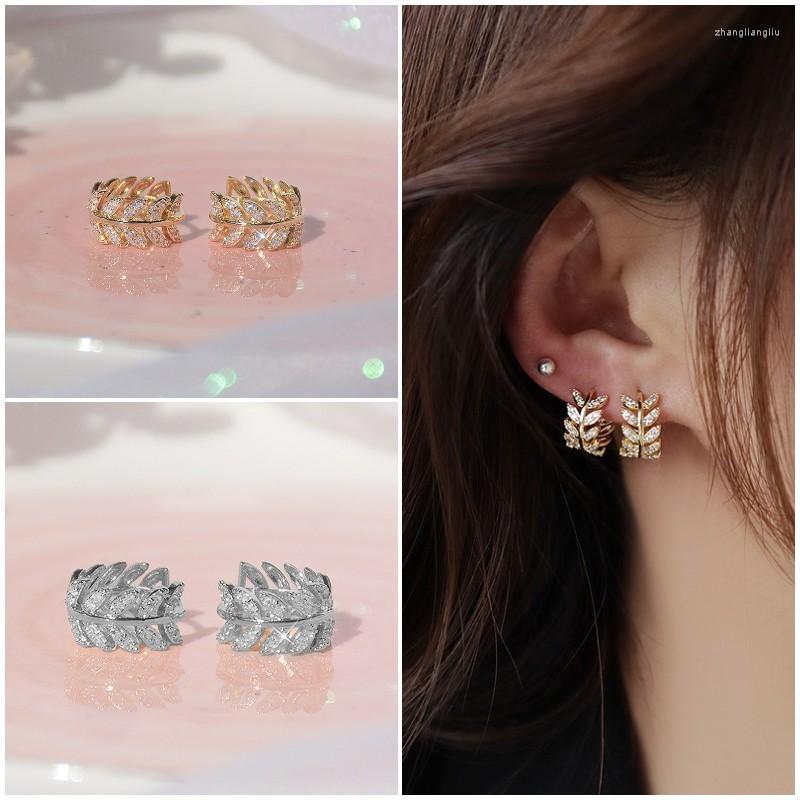 

Hoop Earrings CAOSHI Delicate Design For Women Shiny Zirconia Accessories Wedding Trendy Fashionable Female Jewelry Gift