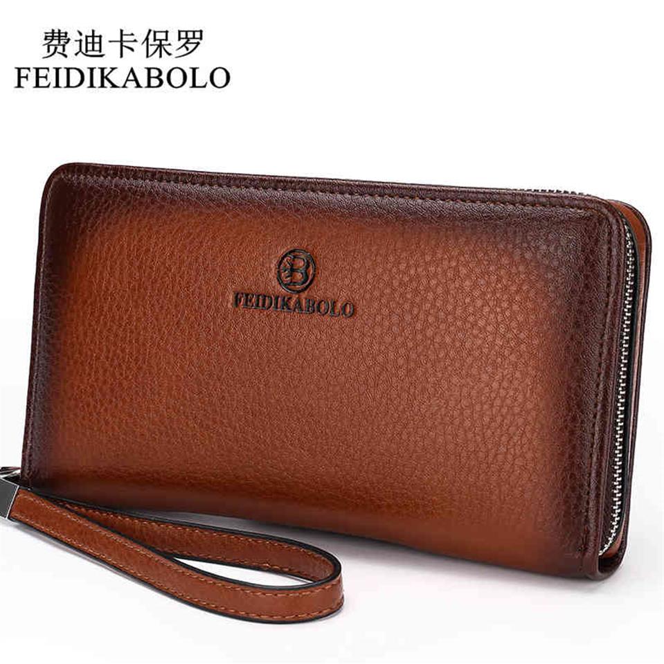 

Designer Wallet 2021 Luxury Male Leather Purse Men's Clutch Wallets Handy Bags Business Carteras Mujer Men Black Brown Dollar2560