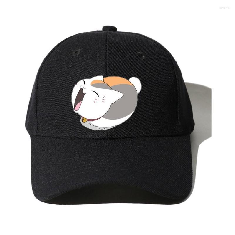 

Berets Anime Natsume Yuujinchou Peaked Cap Black Adjustable Baseball Caps Sunshade Wild Leisure Cotton Outdoor Visors