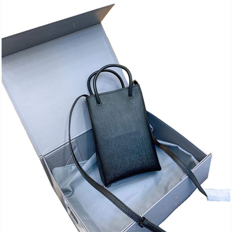 

2022 Mini Black Handbag Women Shoulder Bags tote Messenger Bag Purse 12cm