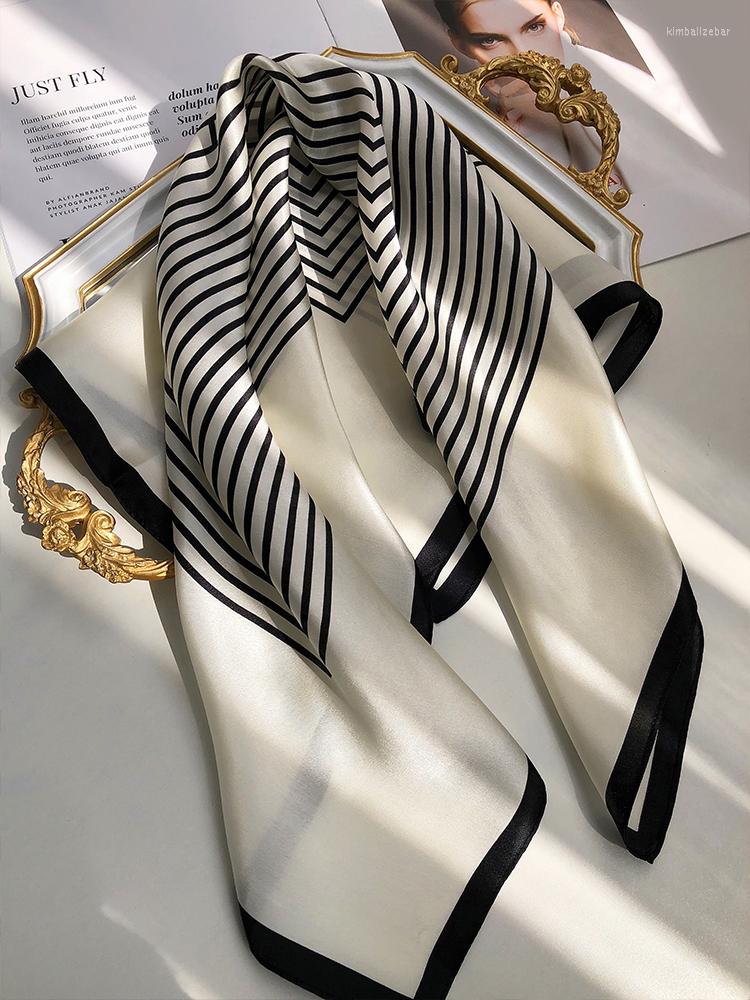 

Scarves Silk Scarf Women Autumn Style Fashionable Versatile 70 70cm Square Pure Decorative