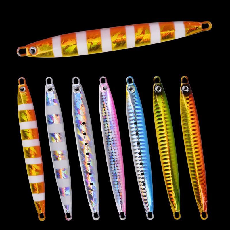 

Baits Lures 7Pcs Metal Casting Jig 10g 20g 30g 40g 60g Shore Drag Cast Jigging Spoon Winter Fishing Lure Artificial Bait Tackle Japan Pesca 221111