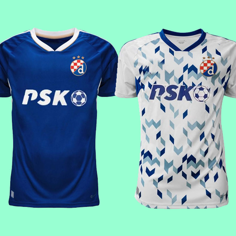 

22/23 GNK Dinamo Zagreb OLMO Soccer Jerseys 2022 2023 Home Blue Away White ORSIS PETKOVC PERIC ADEMI GOJAK men Football Shirts uniforms Thai