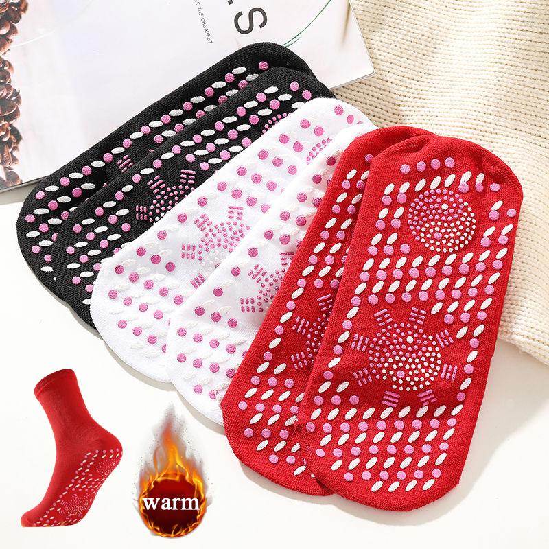 

Men's Socks Outdoor Anti-Cold Casual Self-Heating Women Men Winter Warm Thermal Health Massage Pression, Black