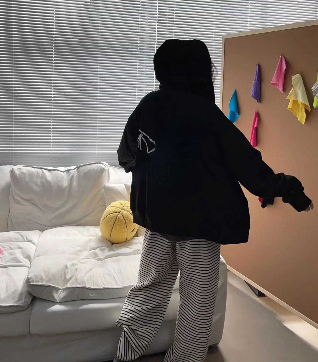 

Women' Hoodies Sweatshirts Xiaozhongniaojia 22ss Autumn New Style Skeleton Printing Couple Zipper Sweater Loose Hooded Cardigan Coat, Black