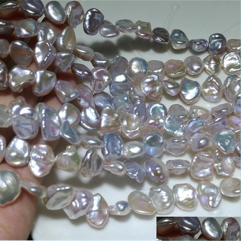 

Pearl 100 Natural Freshwater Pearl Beads White 89Mm Baroque Loose For Diy Necklace Bracelat Jewelry Making Drop Delivery Dhrjy