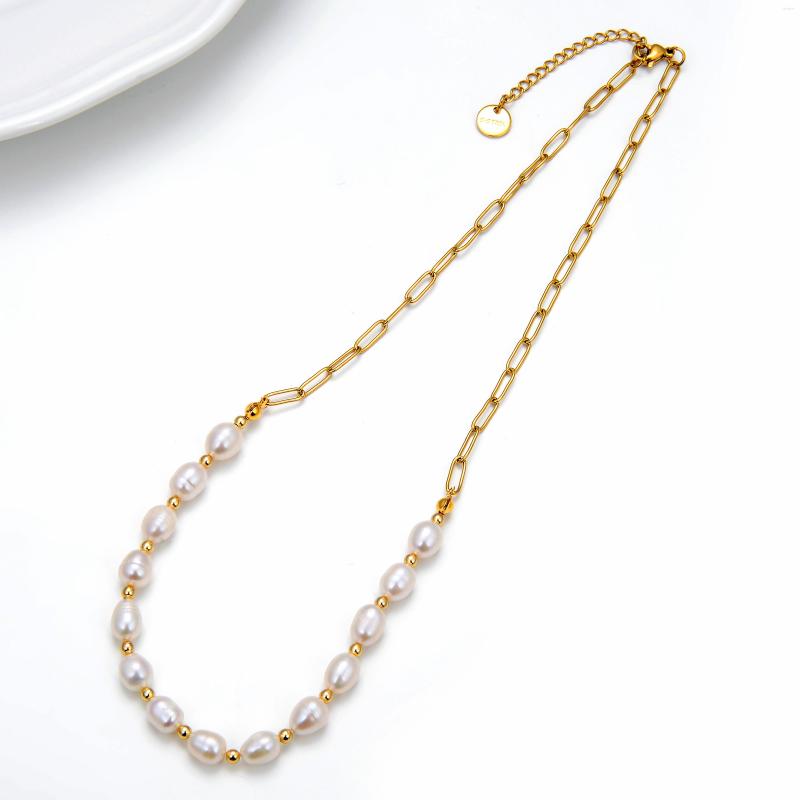 

Chains Vintage Necklace Natural Baroque Irregular Pearl Women's Jewelry Accessories For Girls Gifts Trendy Pendant 2022