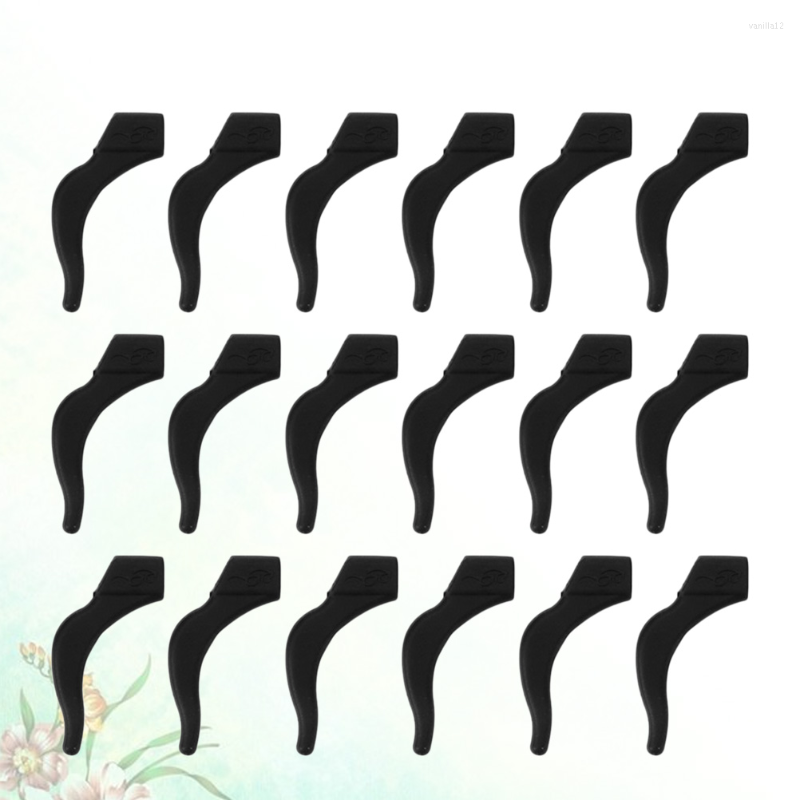 

Running Shorts Glasses Ear Eyeglass Slipanti Holder Grip Grips Silicone Hooks Hook Eyeglasses Nose Pads Preventer Cushion Cover Sunglasses, White